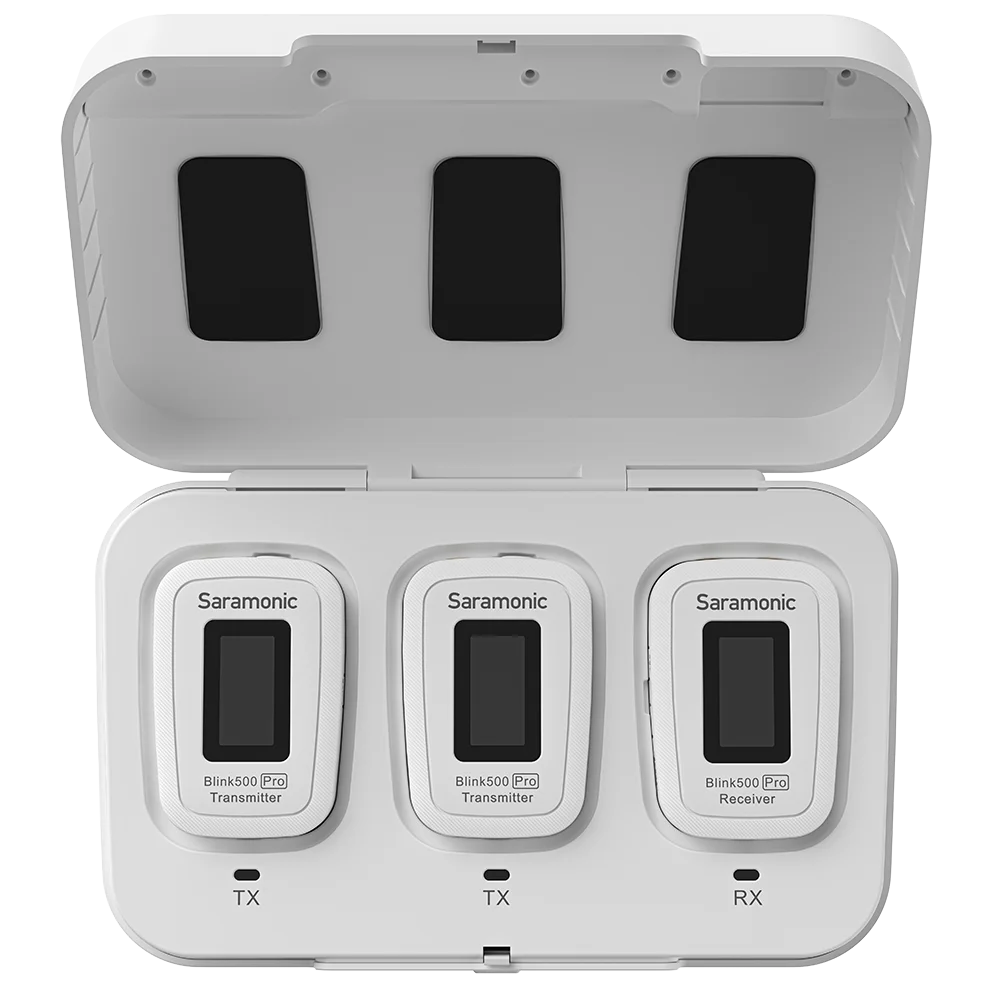 

Saramonic Blink 500 Blink500 Pro Wireless Lavalier Lapel Microphone Ultracompact 2.4G Hz Dual-Channe for DSLR Camera Smartphones