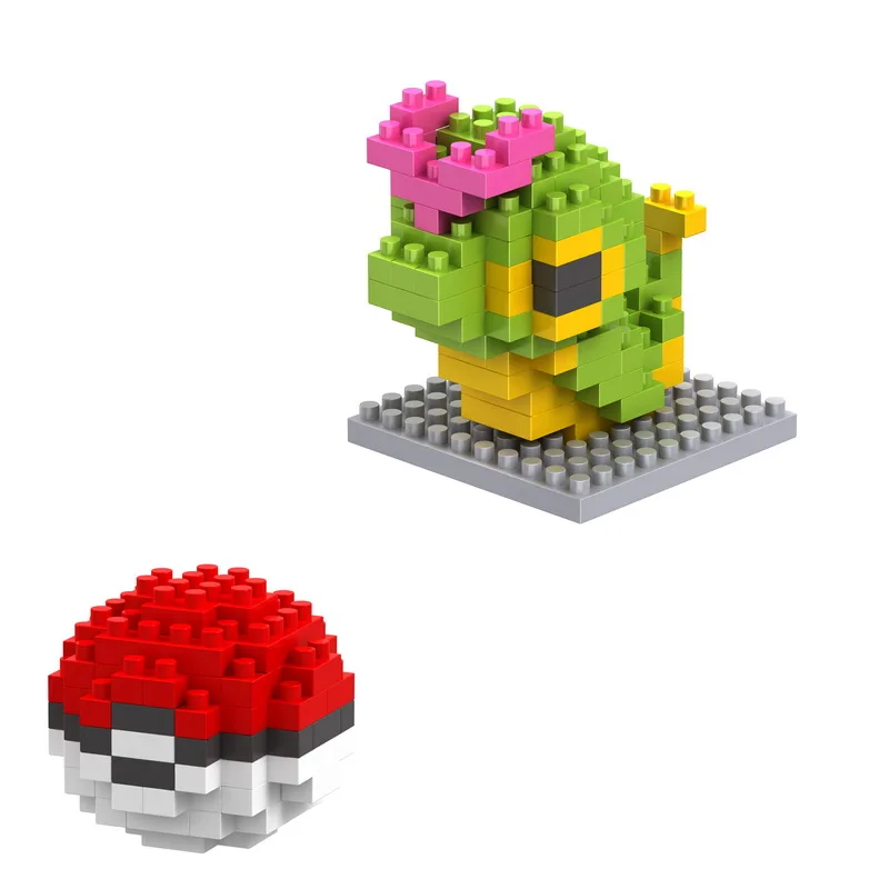 75 Stile Pokémon Bausteine Montage Anime Pikachu Glurak Schigerausche Bisasam Gengar Figuren Spielzeug für Kinder Geschenk