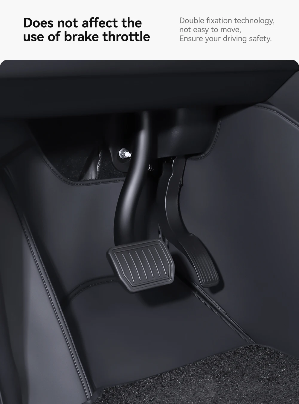 YZ für Tesla Model Y Juniper 2022, neue Leder-Kofferraummatten, vollständig umgeben, wasserdicht, rutschfeste Liner, individuelles Bodenmatten-Zubehör – Detail 8