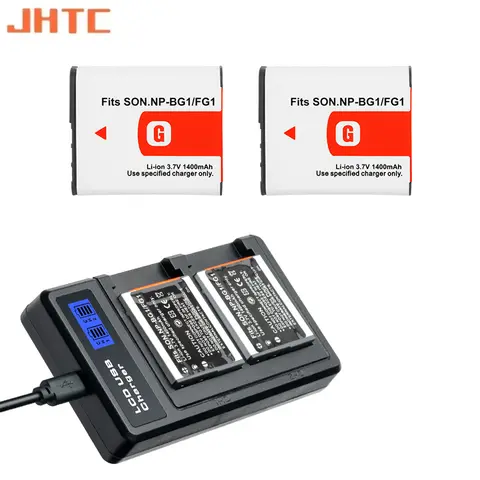For Sony NP-BG1 Battery for Sony Cyber-Shot DSC-WX1 DSC-H3 DSC-H7 DSC-H9 DSC-H10 DSC-H20 DSC-H50 DSC-H55 NP FG1 Batterie Charger