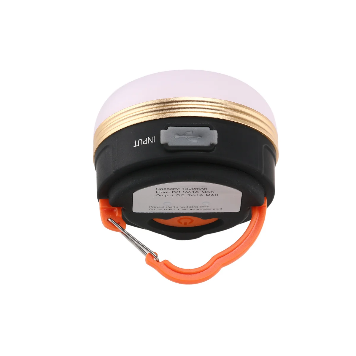 

Mini Rechargeable Waterproof Camping LED Lamp White Foldable Hanging Hook Magnetic Tent Light Portable Hiking Home Shop Lighting