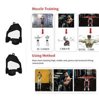LAT Pull Down Bar Pulley Cable Attachments with Multi-Grip Handles Biceps Triceps Back Wrist Training Equipment for Home Gym