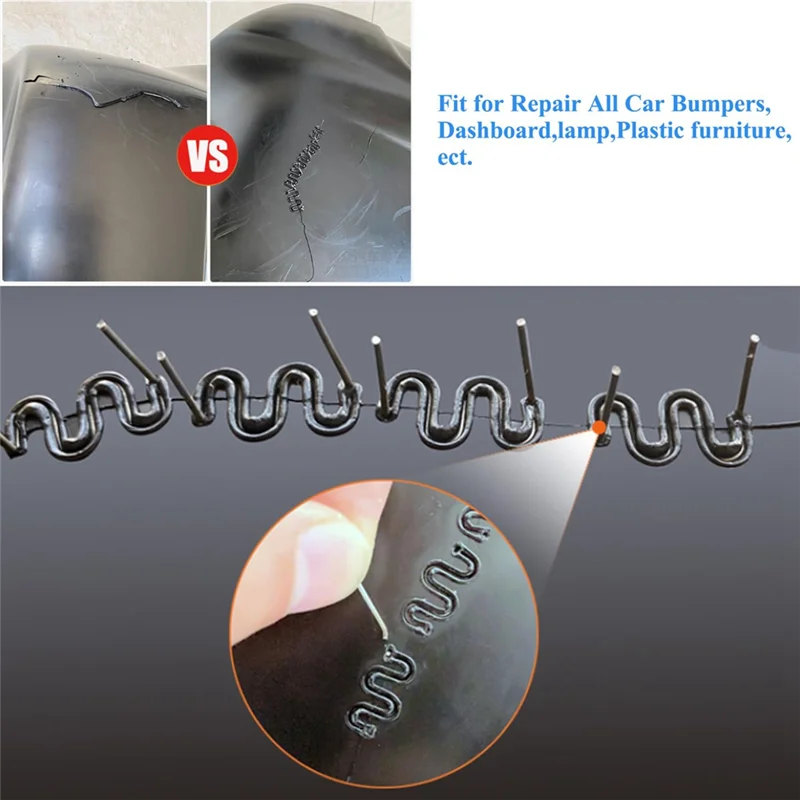 A88E-1400 プラスチック溶接機ステープル、プラスチック溶接ステープル、0.6 0.8 ミリメートルウェーブホットステープル溶接用品プラスチック溶接機用
