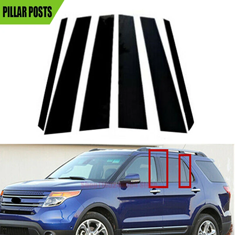 6pc-preto-brilhante-pilar-posts-janela-adesivo-capa-apto-para-ford-explorer-2011-2019-sem-keypad-recorte-porta-lateral-moldagem-guarnicao