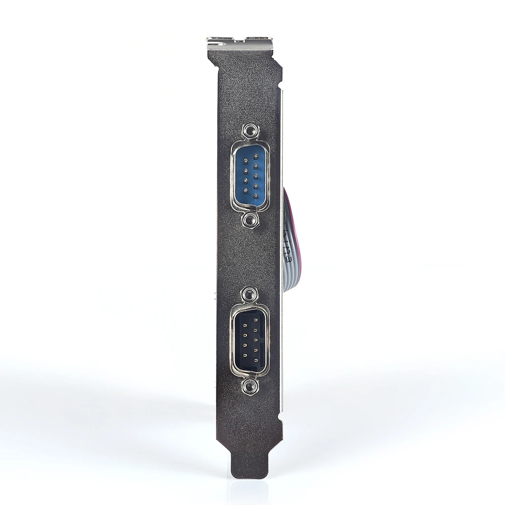 Scheda di espansione seriale PCIe Adattatore COM da PCI-Express a 2 porte seriali per supporto Windows Gestione alimentazione sveglia remota
