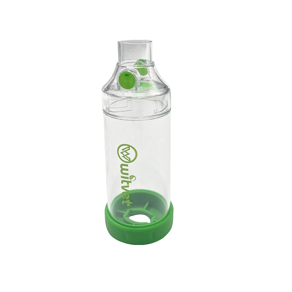 Pet Feline Cat Asthma Aerosol Spacer: Professional Nebulization Delivery Aid for Feline Respiratory Care