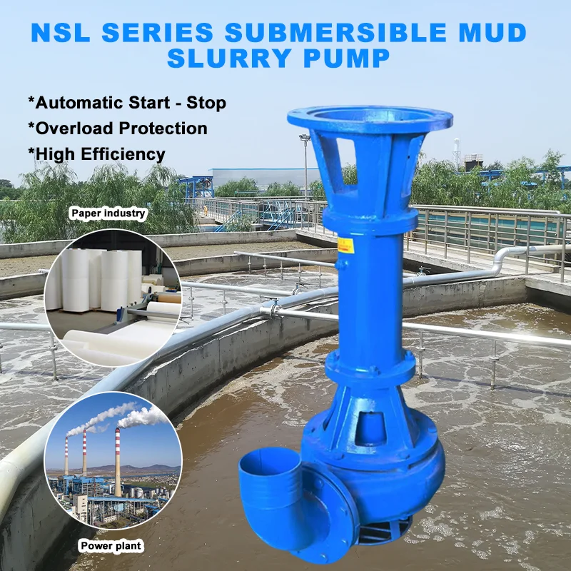 Floating Dredging Pump Nsl Vertical Mud Pump Centrifugal Submersible Sediment Mud Pump for Sand Removal Dredging