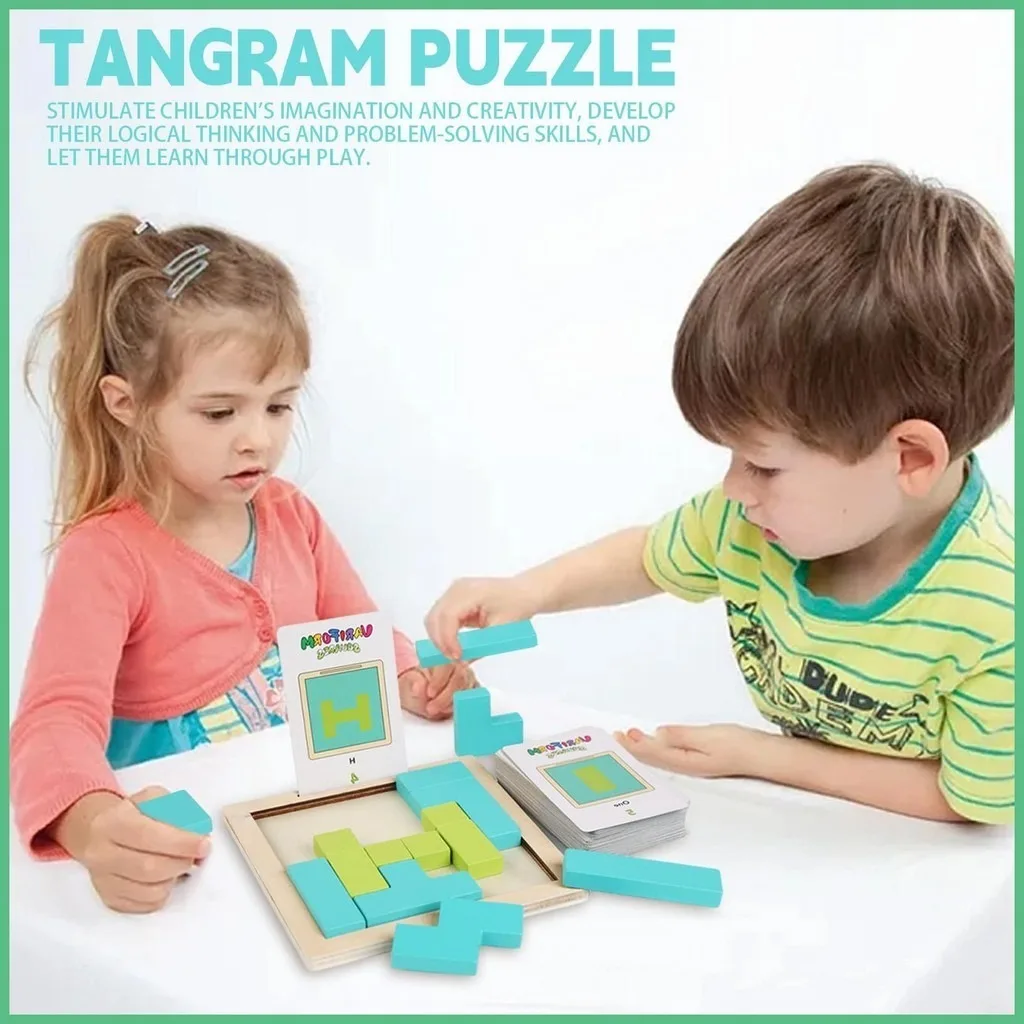 Wooden Hidden Puzzle Montessori Thinking Logic Toy Fine Motor Early Education Toys Hand-eye Coordination Puzzle Toys For Kids