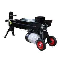 8 Tons Electric Wood Chopping Machine Professional Log Splitter Forestry Household Cross Blade Head Firewood Splitting Artifact