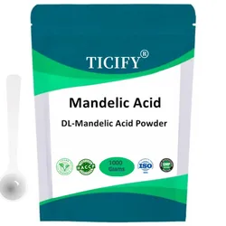 Mandelic Acid Powder,Mandelic Acid,VMA,DL-mandelic Acid,top Cosmetic Raw Material,Effective Treatment of Acne,Anti-inflammatory