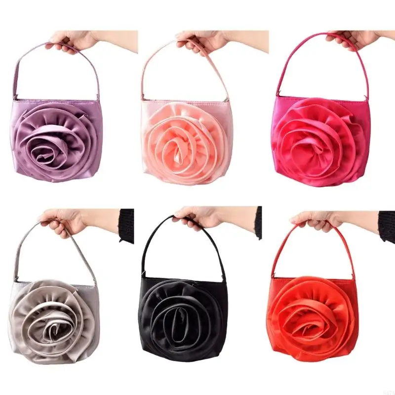 

Luxurious Floral Handbag Flower Shoulder Bag For Enhancing Party Outfits 547A