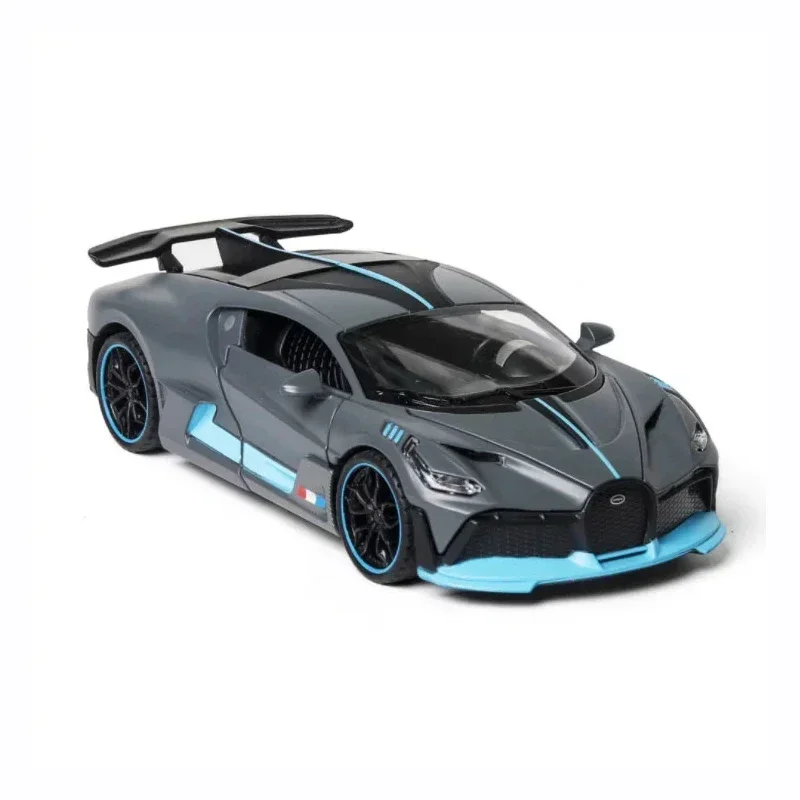 Une boîte de 1:32 simulation métal jouet alliage voiture moulé sous pression artisanat jouet voiture lumières peuvent éclairer accessoires de bureau objets de collection