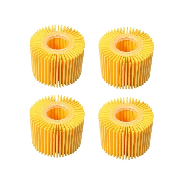 4pcs Car Oil Filters For Toyota C-HR 2018 2019 2.0L 4Cyl. 3ZR-FAE Engine / Prius 2010-2018 / Corolla 2009-2017 04152YZZA6