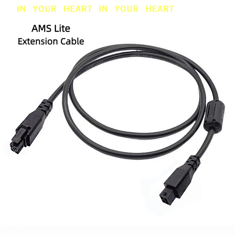 【X】For Bambu Lab AMS Lite 0.5M/1M 4-pin Extension Cable For Bambulab A1/A1mini 3D Printer Parts Extension Cord