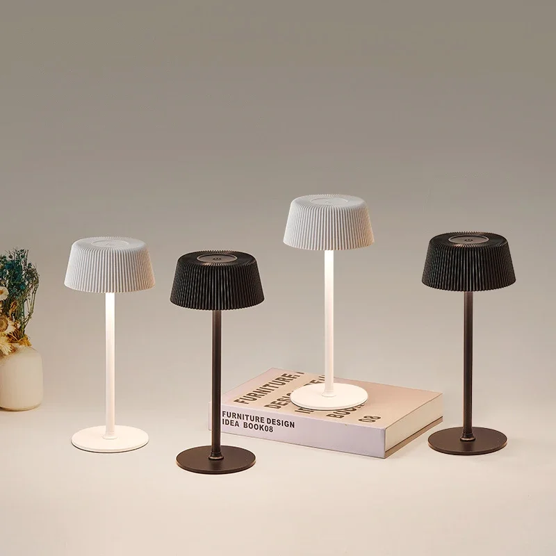 

Перезаряжаемая светодиодная настольная лампа с сенсорным выключателем, 3-уровневая регулируемая настольная лампа, бар, клуб, ужин, креативное декоративное окружающее освещение