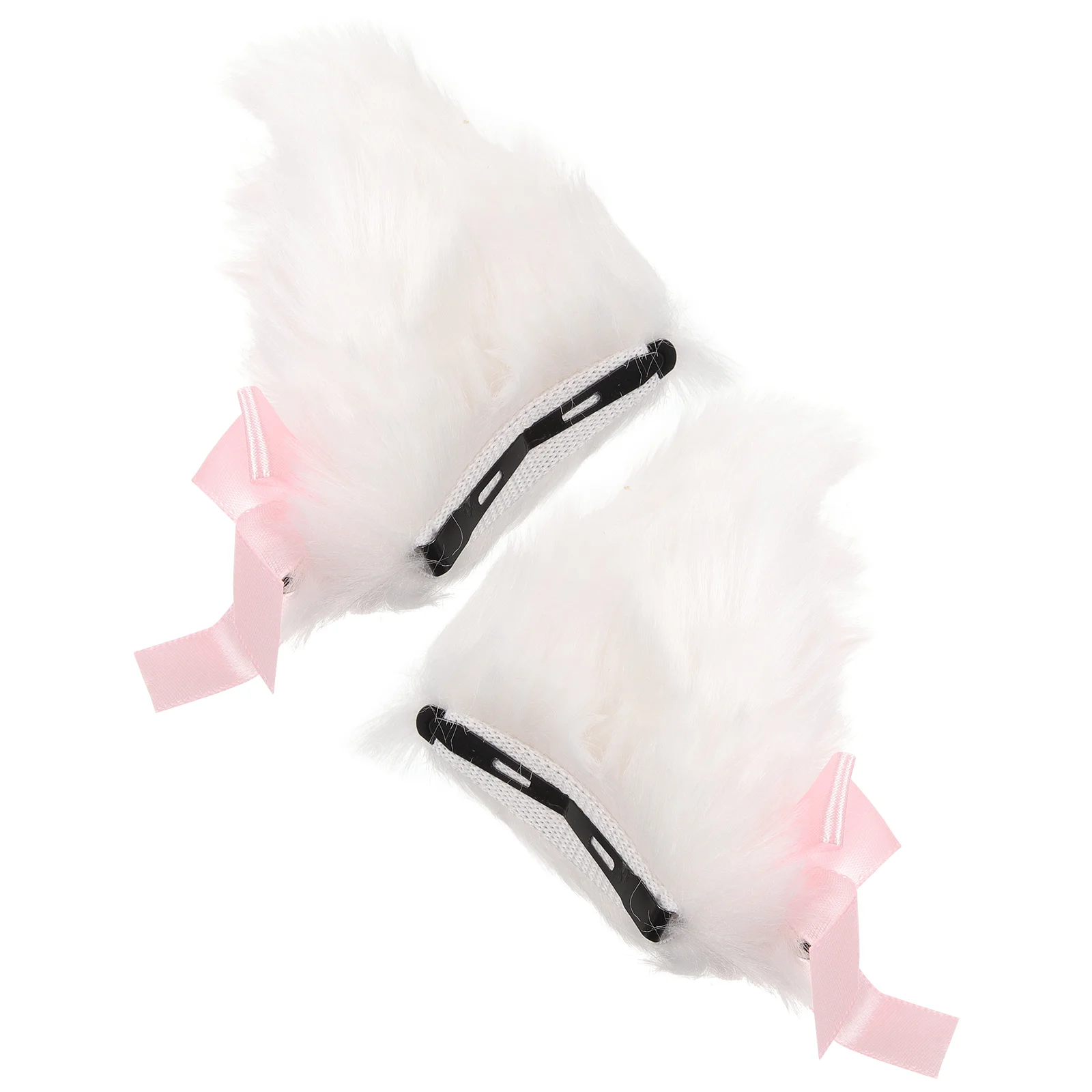 Cat Ears Hairpin Cosplay Black Accessories Clips Furry Ornament Lovely Earrings