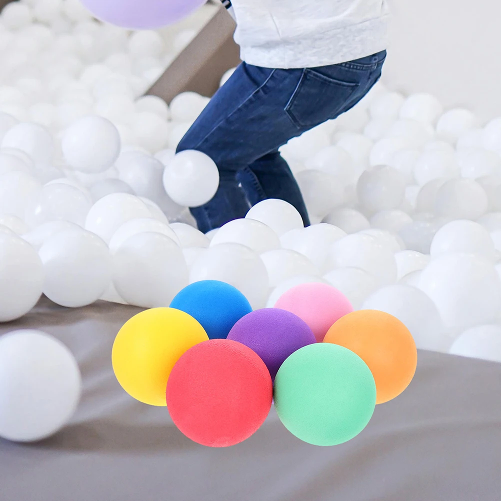 

12 Pcs Ocean Ball Toy Beach Toys for Kids Elastic Eva Sponge Balls Fun Mini Child Children's Toddler