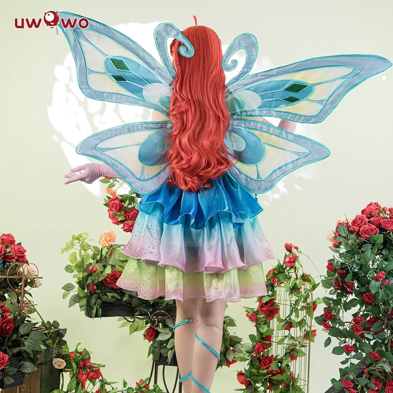 LAST BATCH  Bloomm Enchantixx Cosplay Costume Big Fairy Wings Cosplay Outfit Butterfly Halloween Costumes Girl Suit