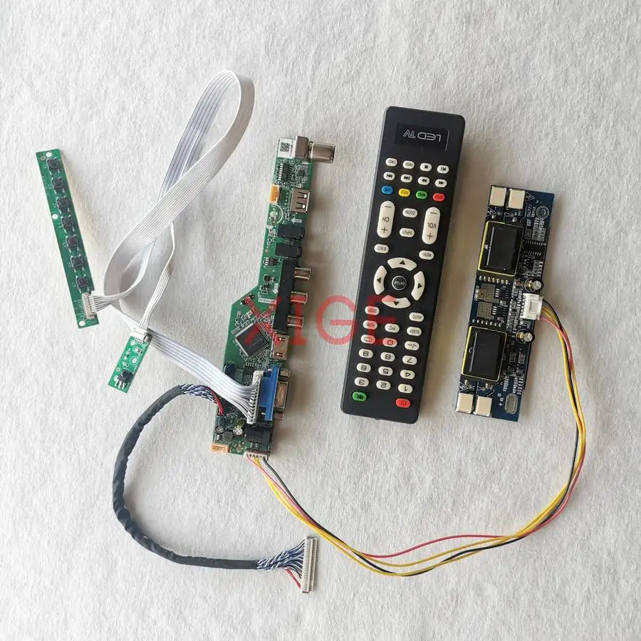 

Display Controller Board Fit MT230DW01 LM230WF1 LTM230HT01 LTM230HP01 1920*1080 1920x1080 LVDS 30-Pin HDMI+VGA+AV+USB 4-CCFL Kit