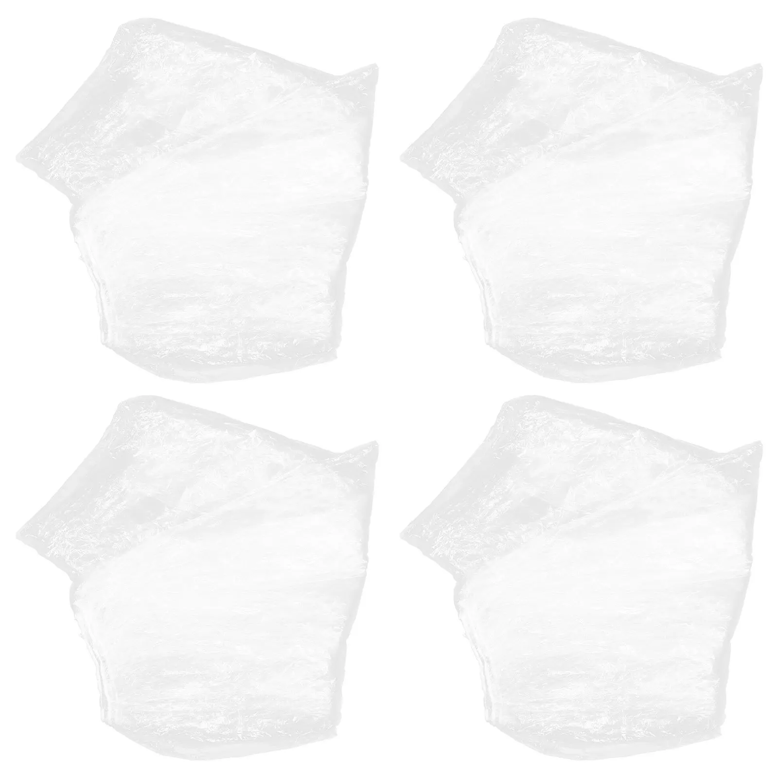 

4pcs Disposable Motorcycle Cover Transparent Waterproof Bike Protective Cover For Outdoor Indoor All Weather Protection