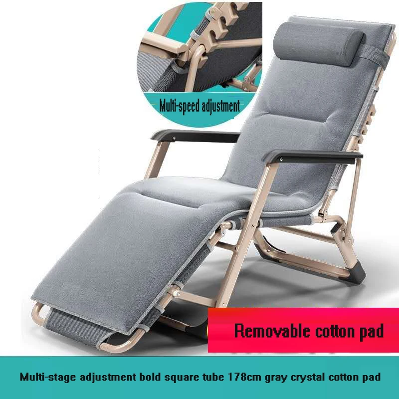 Deck Chairs Garden Outdoor Furniture Camping Portable Siesta Folding  Backrest Armrest Chair Bed Terrace Leisure Chaise Lounge