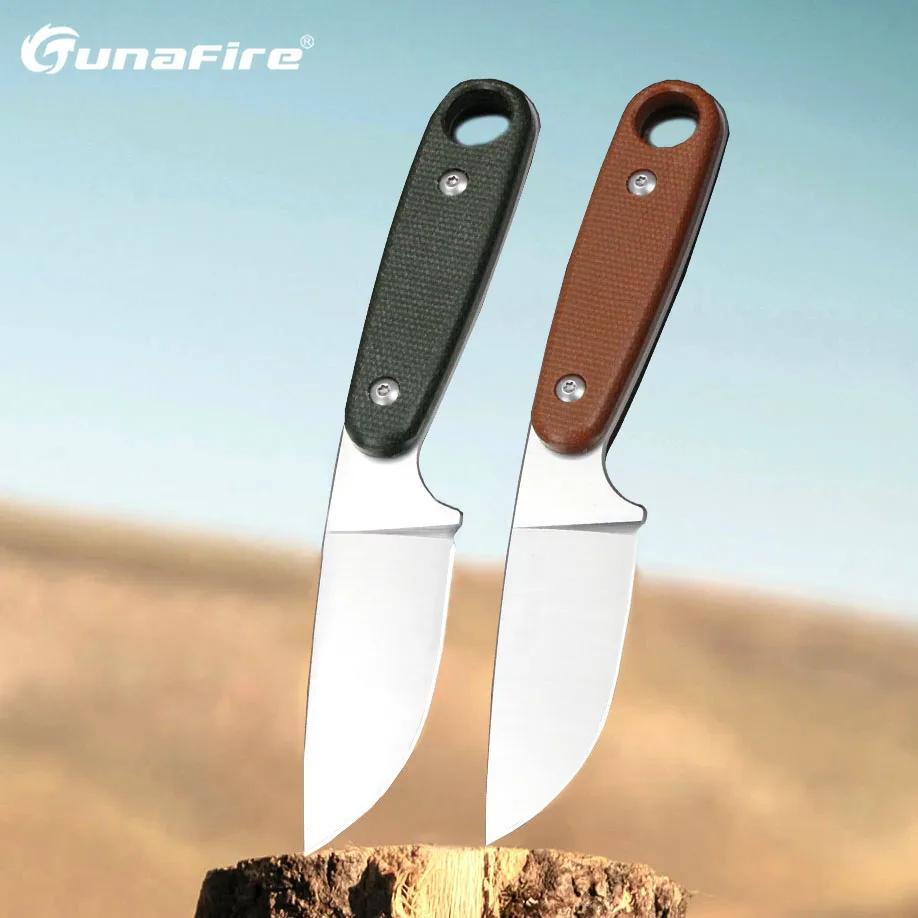 Tactical combat Fixed Blade Knife 14c28n steel  Small Staright Knives Camping Hunting Outdoor Knife Kitchen Survival Tools