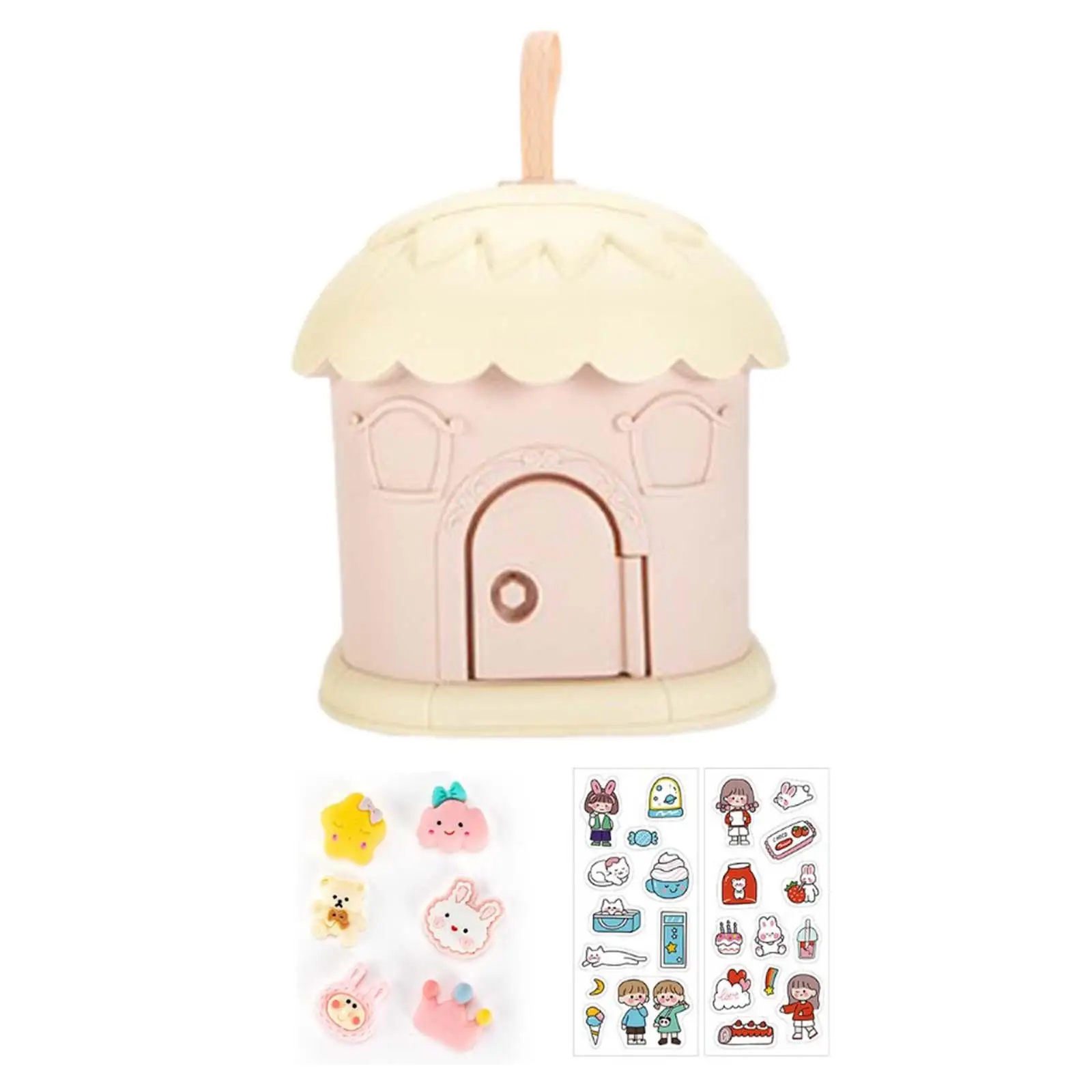 House Piggy Bank Unbreakable Handheld Practical Gifts for Girls and Boys Money