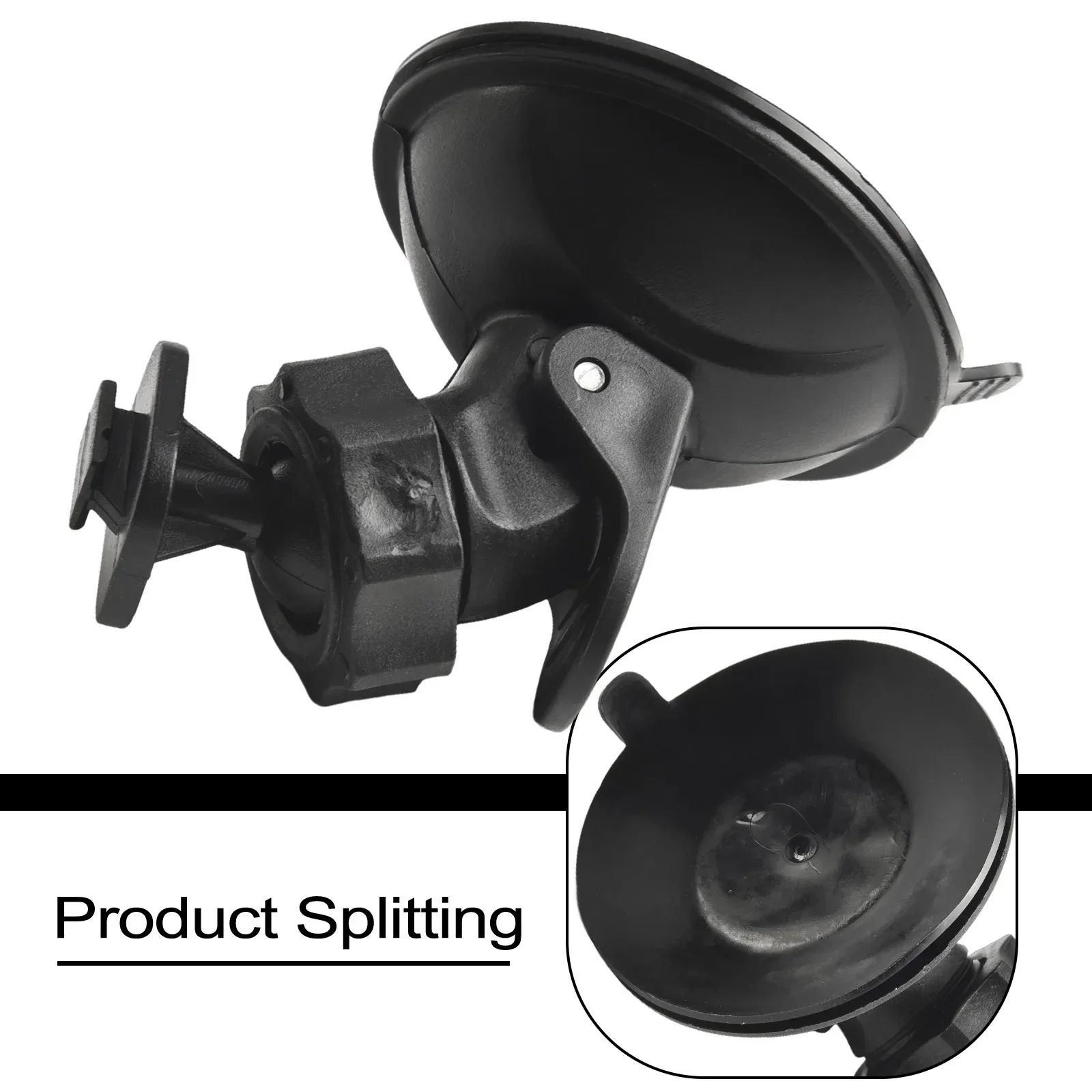 Quality New Practical Camera Holder Accessories Bracket Easy Installation Wear-resistance 360 Rotating ABS Black