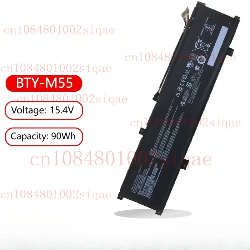 

BTY-M55 925QA055H Laptop Battery For MSI Alpha 15 17 B5EEK,B5EX,A3DDK,A4DEK,Pulse GL66 12UG B13VFK B13VGK,B12UGSZ,GP68HX GP78HX%