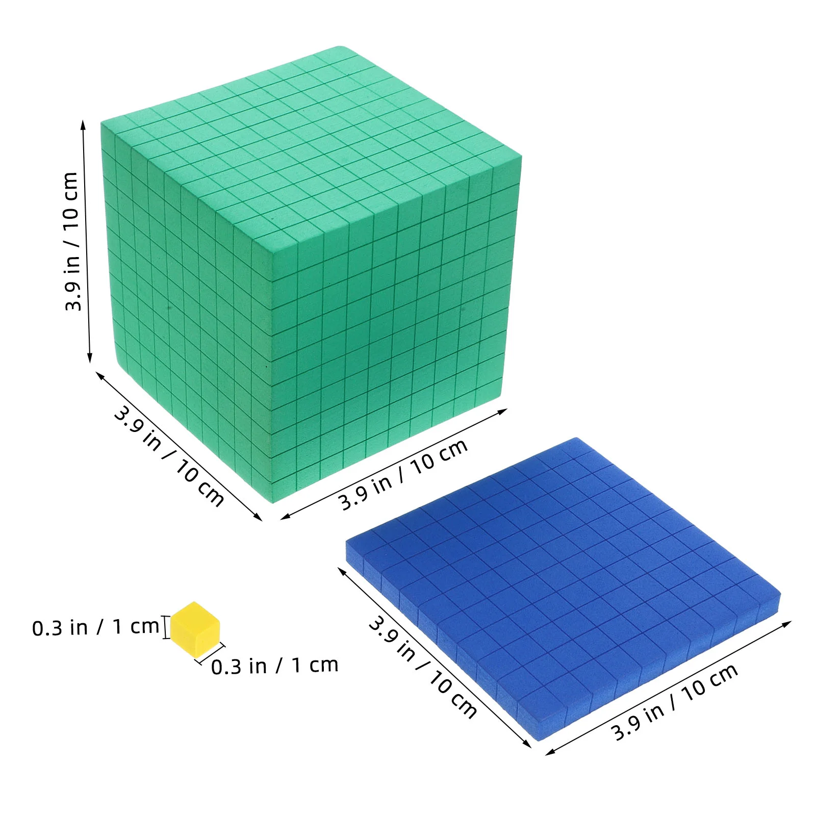 Blocchi per il conteggio dei cubi matematici per bambini che imparano l'insegnamento del dimostratore dei numeri Giocattoli della scuola primaria