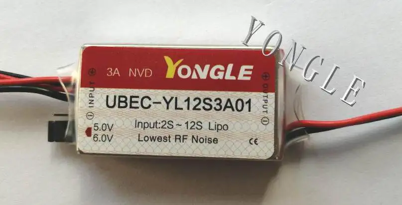 3A UBEC Fully Shielded Anti-jamming Ultra Battery Elimination Circuit 5V 6V 12V Switchable 2-12S Lipo Parts for RC Model ESC