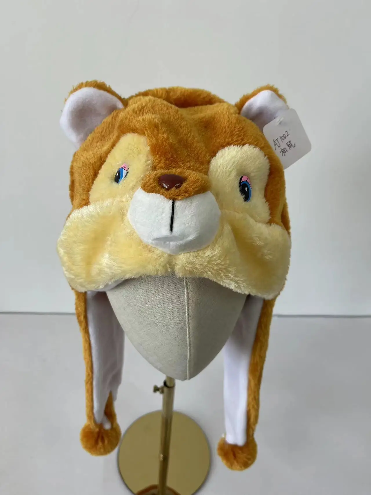 Animales de dibujos animados pingüino pato conejo elefante tiburón tigre sombreros niños estudiante rendimiento Cosplay oreja gorros de felpa regalos lindos