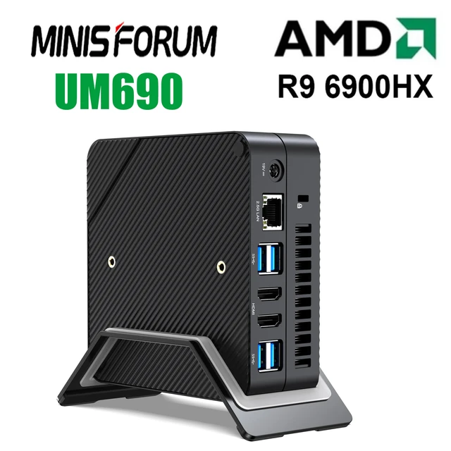 Minisforum UM690ミニpc amd ryzen 9 6900HX windows 11プロミニpc DDR5  32ギガバイト1テラバイトssd pcieゲームコンピュータミニpcゲーマー - AliExpress 7