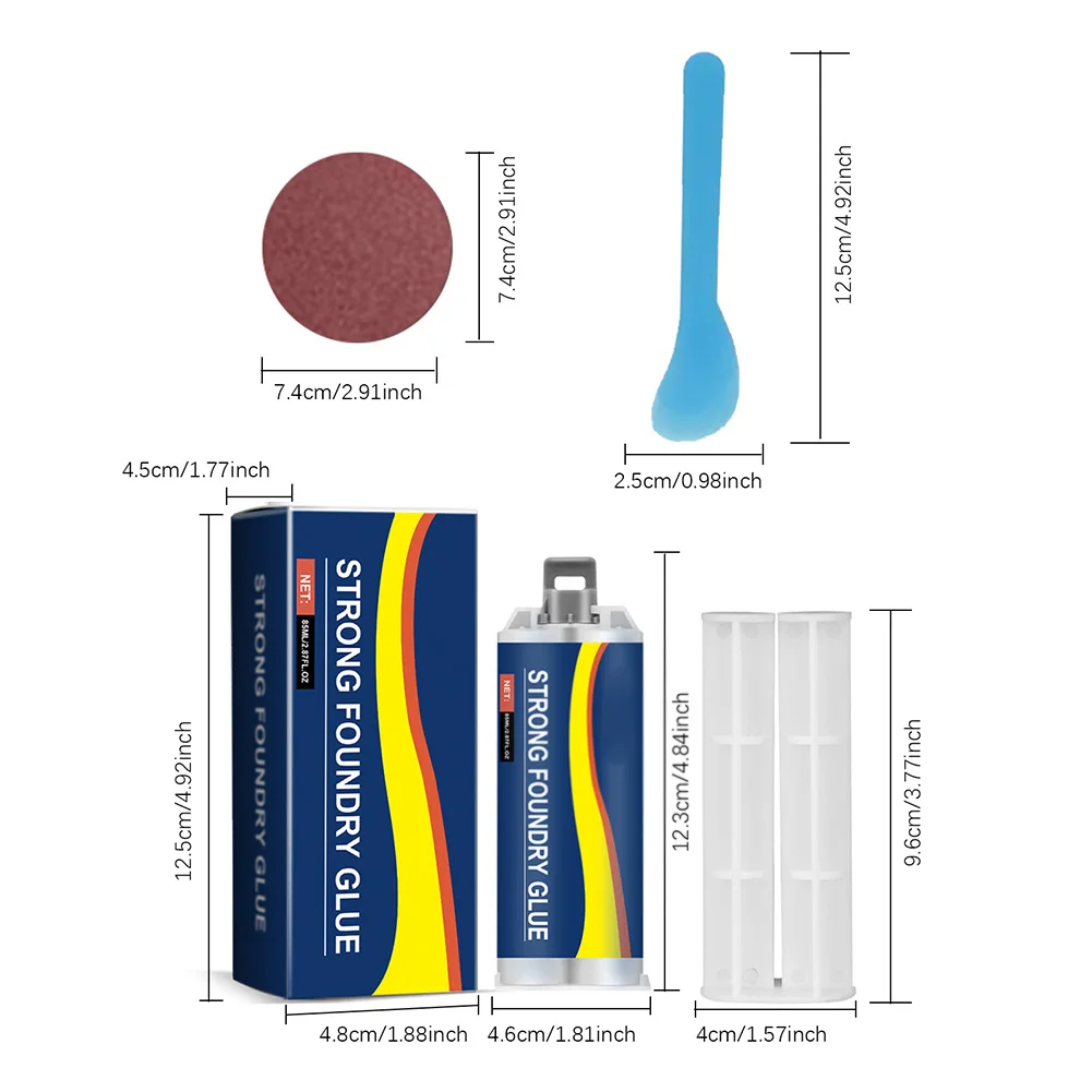 

Высокотемпературный клей для ремонта металла, жидкий сварочный наполнитель для нержавеющей стали и алюминия