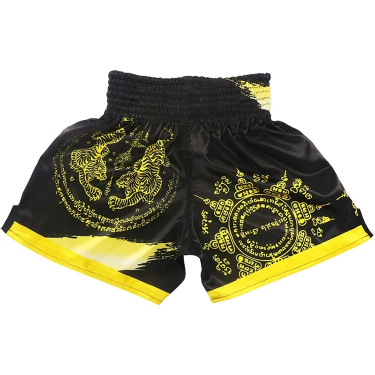 Thai Boxing Legendary Shorts MMA Combat sport Gym Martial Arts Training Fitness Running Leopard Shorts Fast Drying Breathable