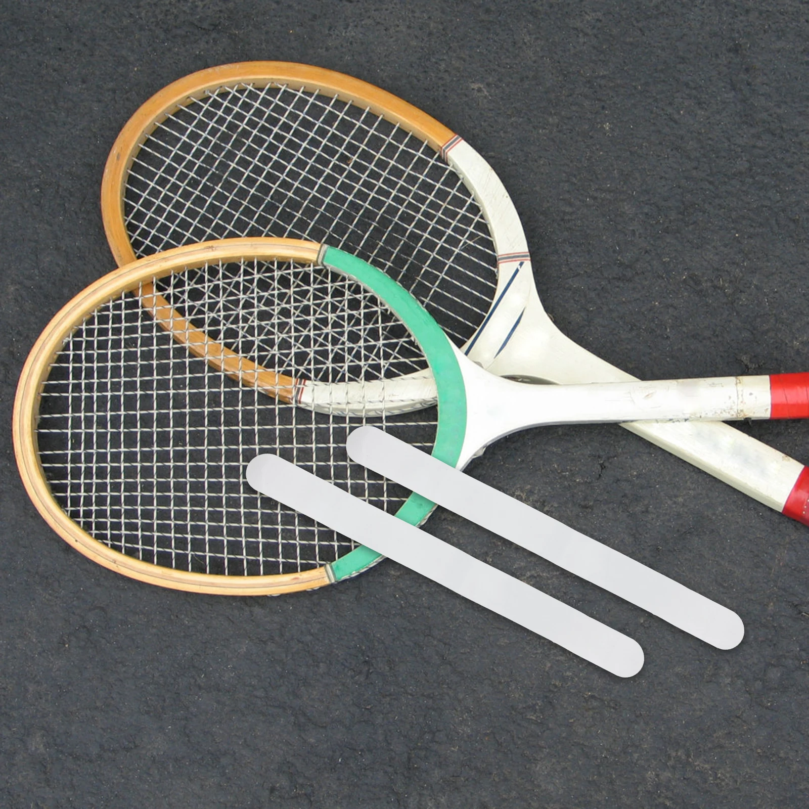 

2pcs Durable TPU Tennis Racket Protector Frame Tape Professional Prevent Scratches Racquet Guard Head Accessories Portable