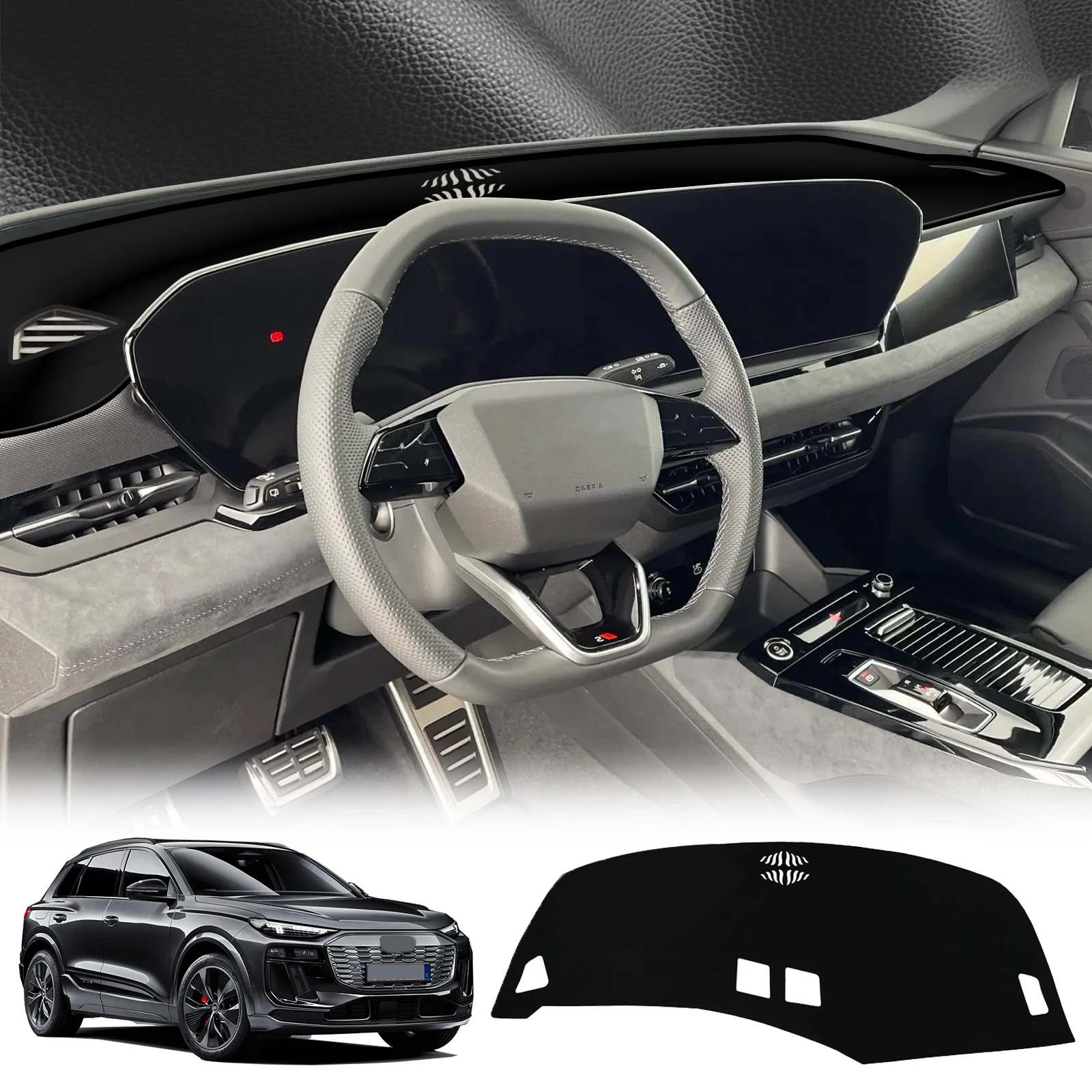 

fit for Audi Q6 e-tron Sportback 2026 etron Car Dashmat Dashboard Cover Pad DashMat Sunshade Protective Carpet Accessories