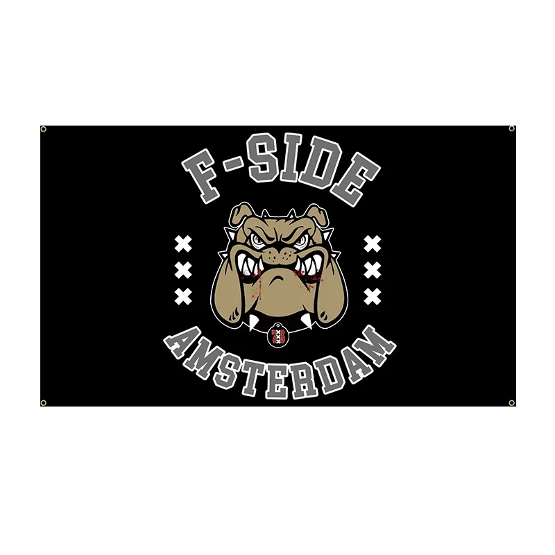 

F-Side Amsterdam Football Tribute Art Гобелен, спортивный декор, прочный настенный декор, декор футбольной комнаты