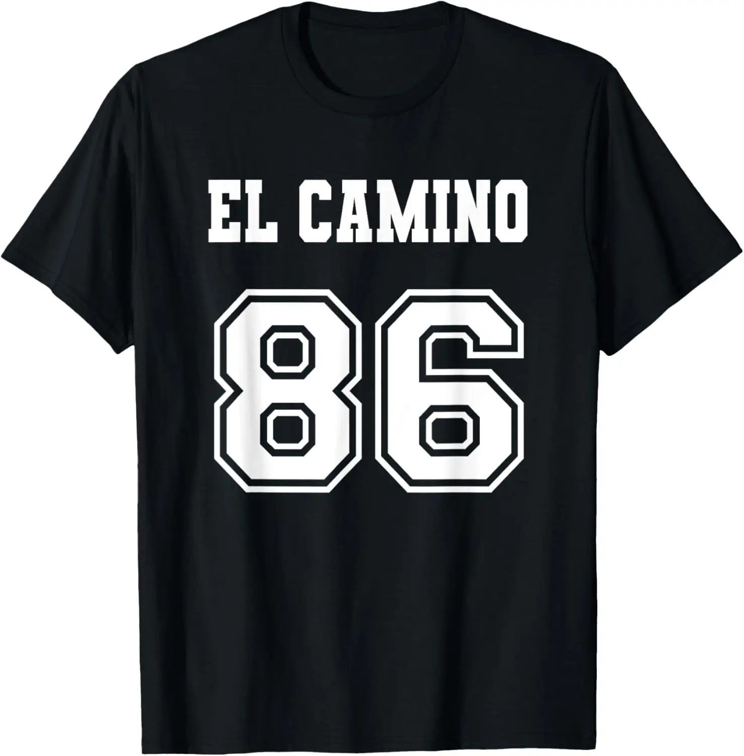 Jersey Style El Camino 86 1986 Old School Muscle Car Pickup T-Shirt