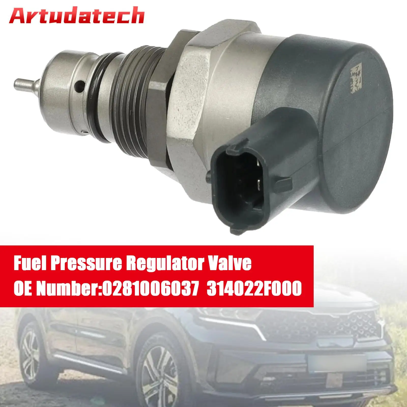 

Artudatech Fuel Pressure Regulator Valve 0281006037 For Hyundai Santa Fe Kia Sorento