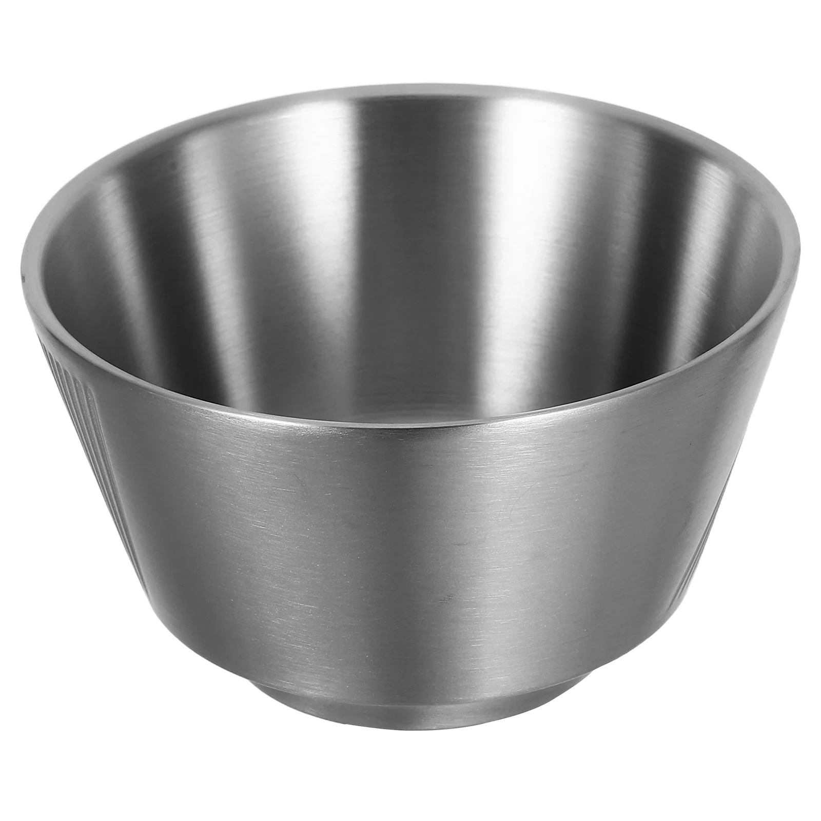 

Korean Style Stainless Steel Double Layer Bowl Size S Thermal Insulated Anti-Scald Serving Dessert Soup Ice Cream Bowl