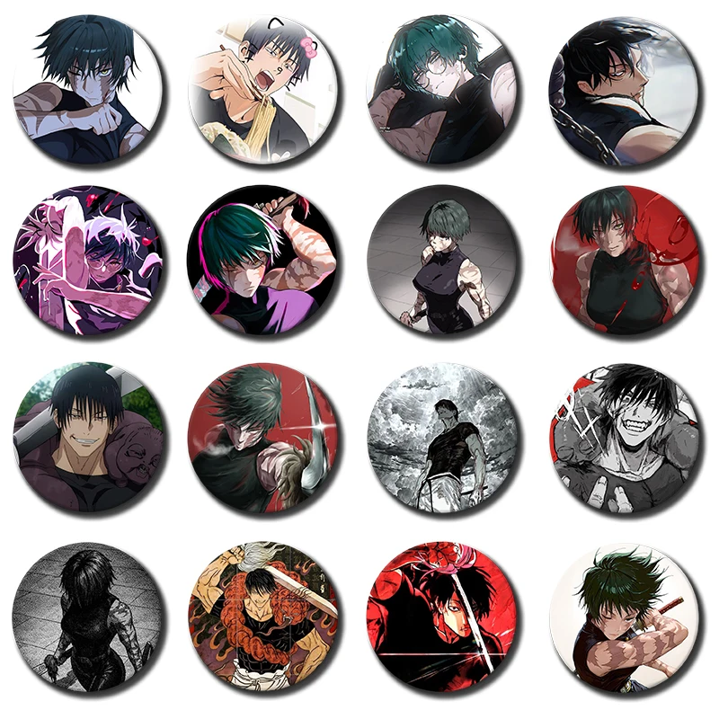 Anime Character King of Curses Brooch Figure The Heavenly Restriction Badge Handmade Brooches for Backpack Clothes Decoration