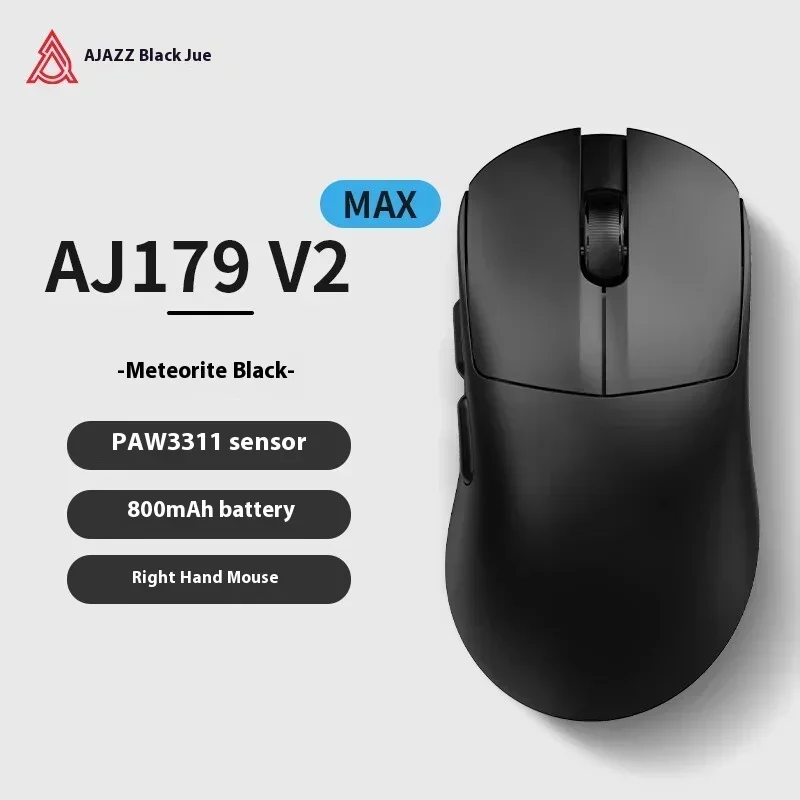 AJAZZ AJ179 V2 MAX ワイヤレス 3 モード右手マウス PAW3311 12000DPI
