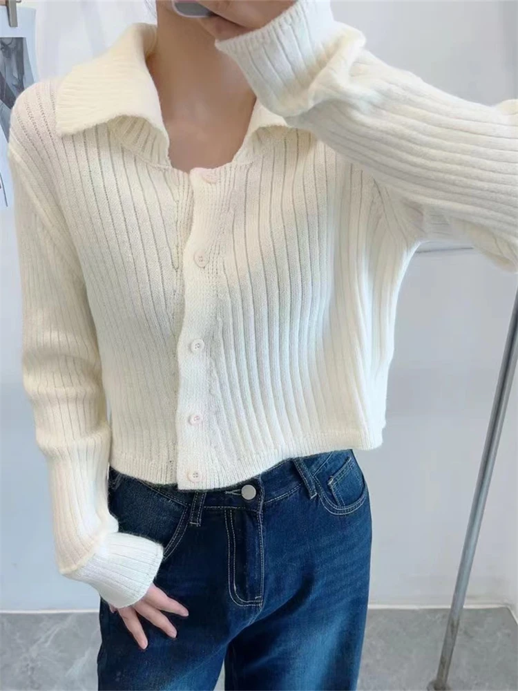 

Winter Women Sweater Knitted Cardigan Oversize Girls Sweater Woman Cashmere Pullover Tops Long Sleeve Maxi Vintage Y2k Thick