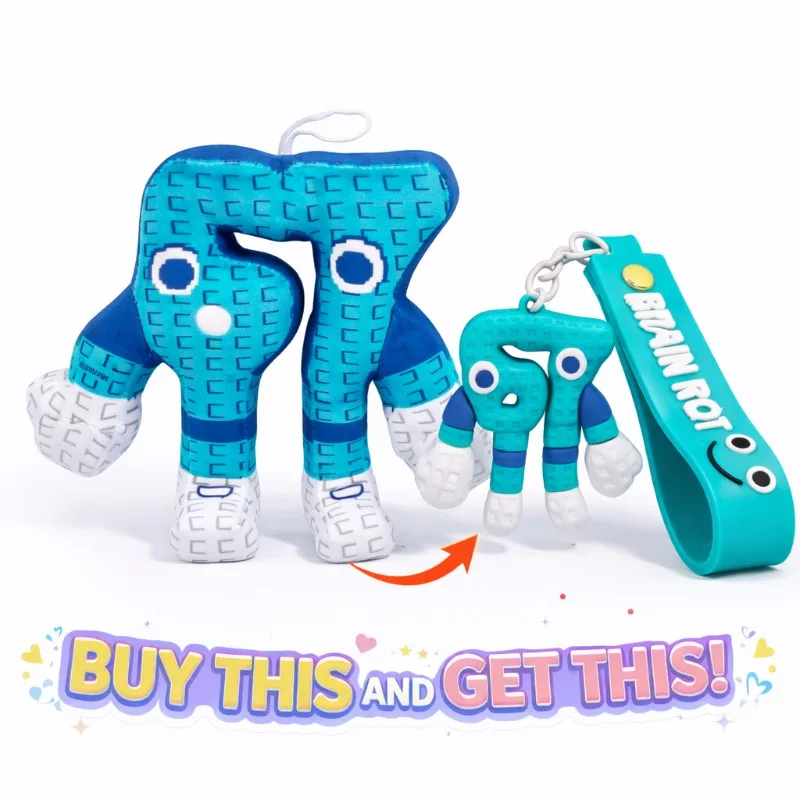 

Steal A Brainrot Plush Toy Funny Meme Plushie Soft Stuffed Animal Kawaii Doll Collectible Kids Birthday Gift Room Decor 2026 New