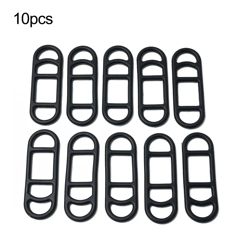 Practical Silicone Strap Bandage Cycling Parts Spare Parts Accessories Holder Light Mount Silicone Straps 5/10pcs