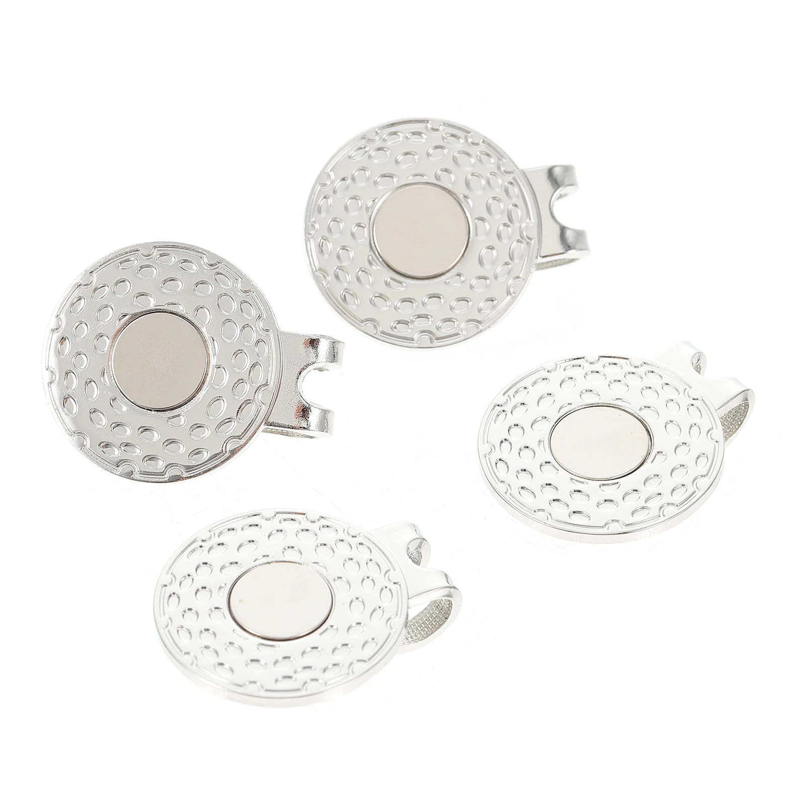 

4 Pcs Golf Hat Clip Ball Mark Ornament Clip​ Marker Clips Zinc Alloy Bespoke