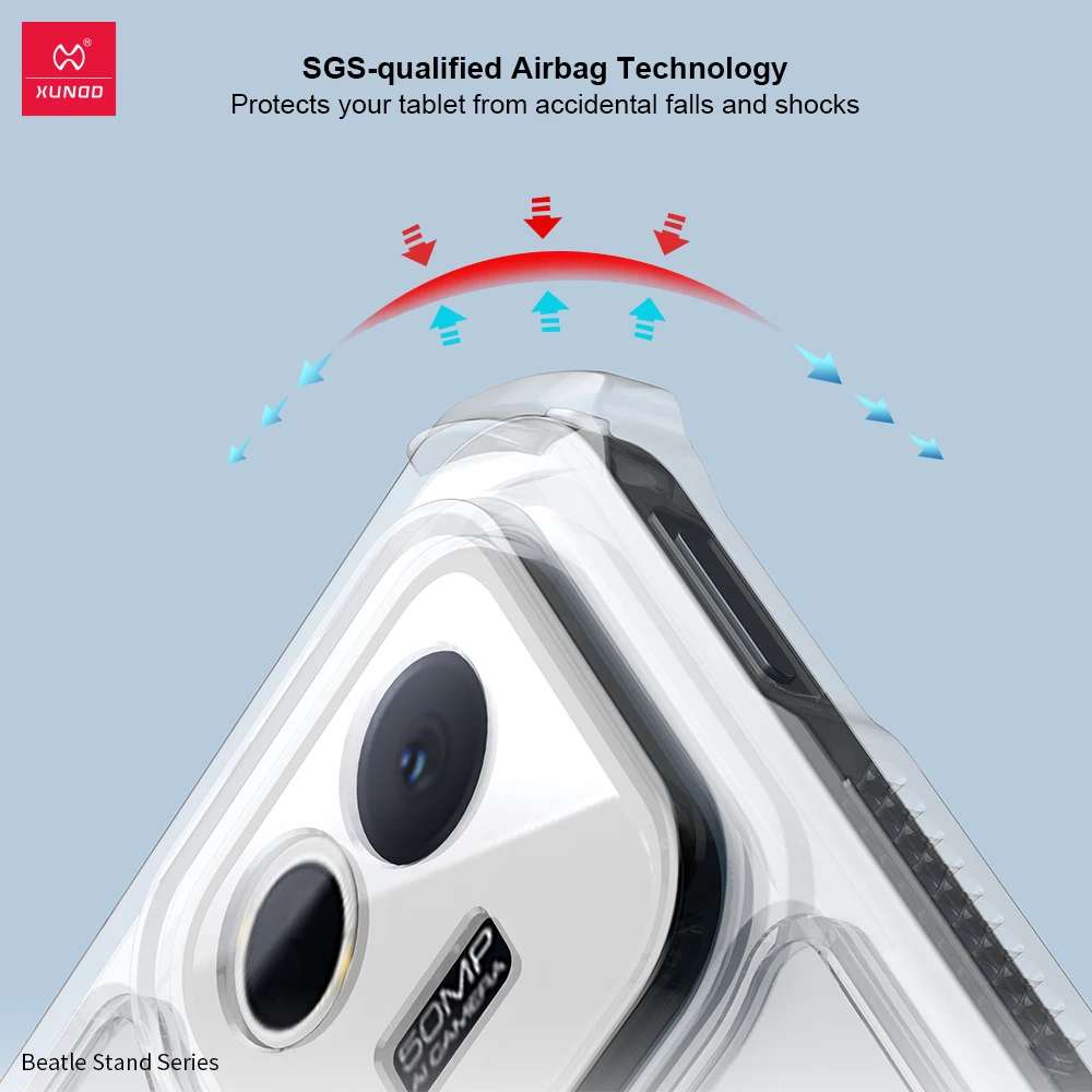 Xundd Case For Xiaomi Pad 8 Pad 8 Pro 11.2 inch Tablet Cover Airbag Shockproof Invisible Magnetic Bracket Holder Case
