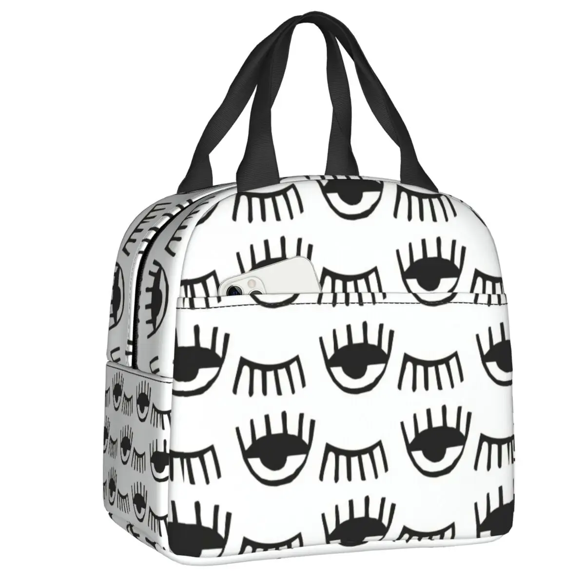 Custom Ferragnis Chiara Insulated Lunch Bags for Work School Leakproof Cooler Thermal Bento Box Women Kids