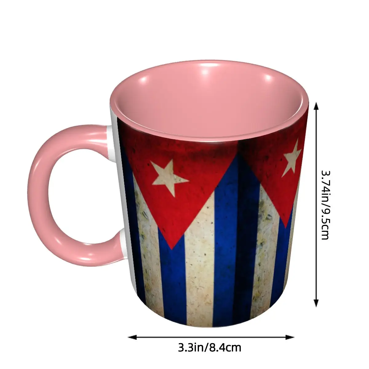 Cuba Cuban Flag Mug Funny Ceramic Coffee Cups Tea Mugs Milk Cup Drinkware Gifts for Friends